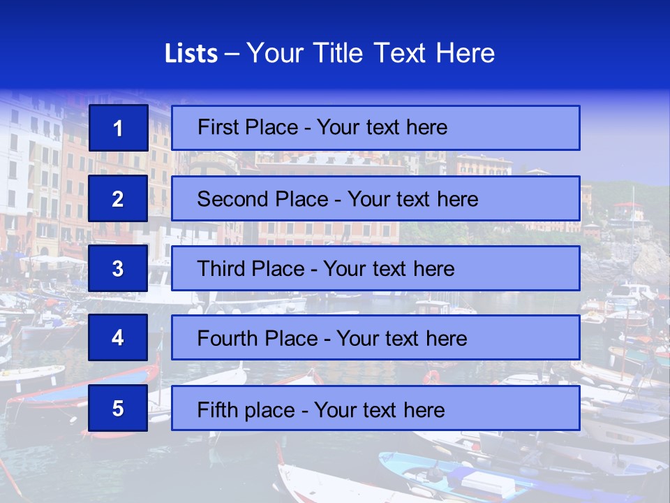 Mediterranean Panoramic Landscape PowerPoint Template