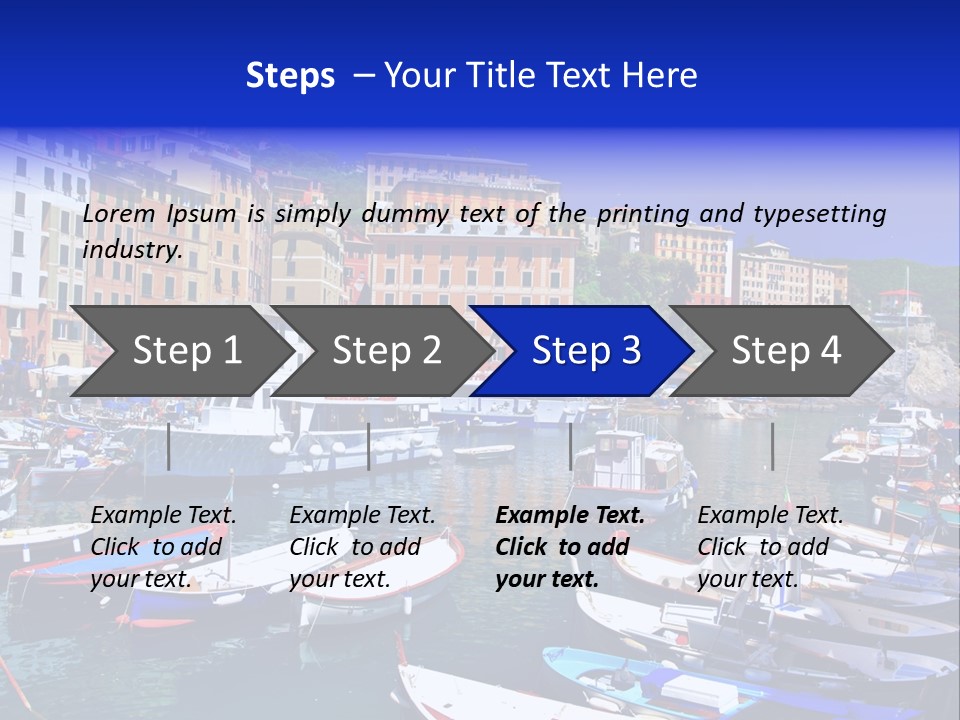Mediterranean Panoramic Landscape PowerPoint Template
