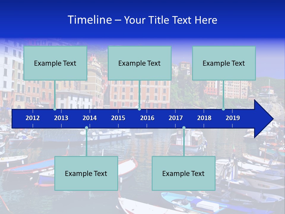 Mediterranean Panoramic Landscape PowerPoint Template