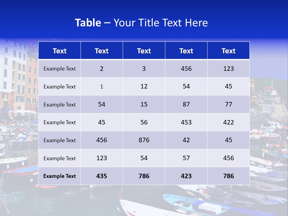 Mediterranean Panoramic Landscape PowerPoint Template