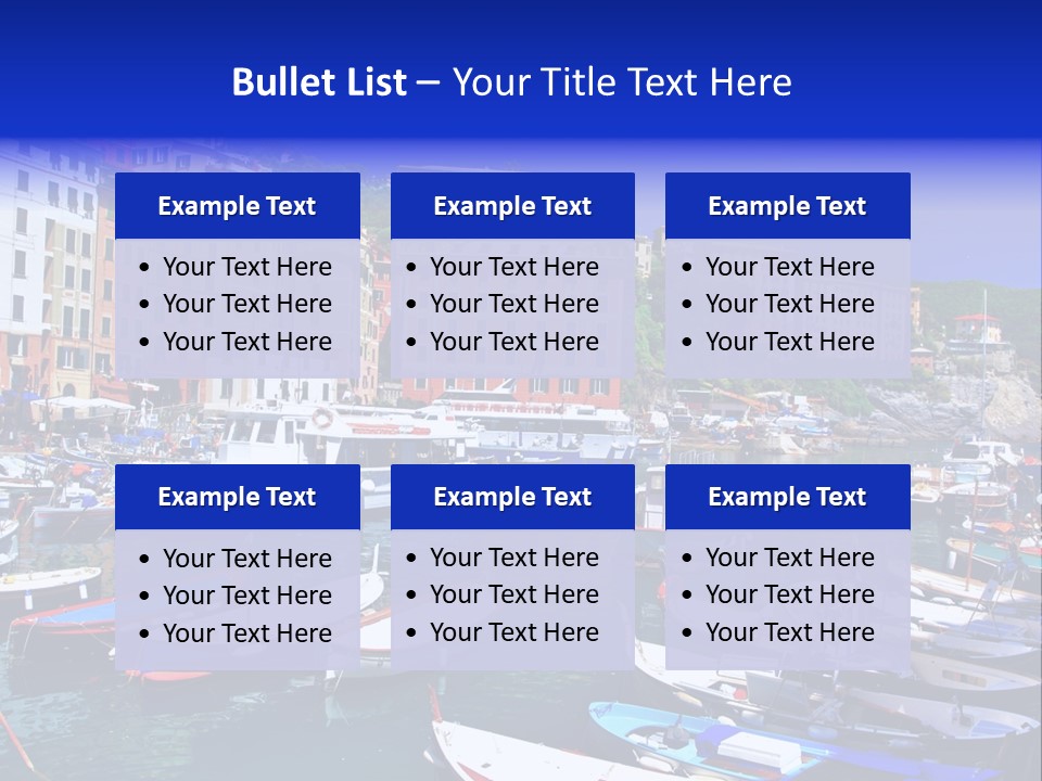 Mediterranean Panoramic Landscape PowerPoint Template