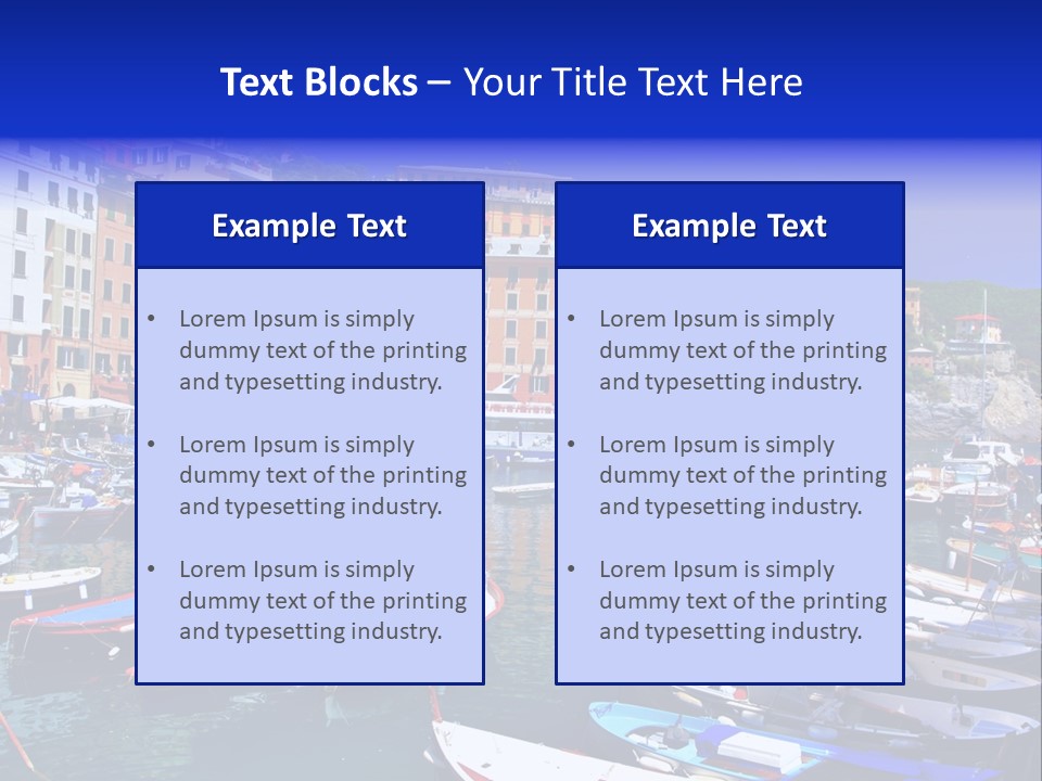 Mediterranean Panoramic Landscape PowerPoint Template