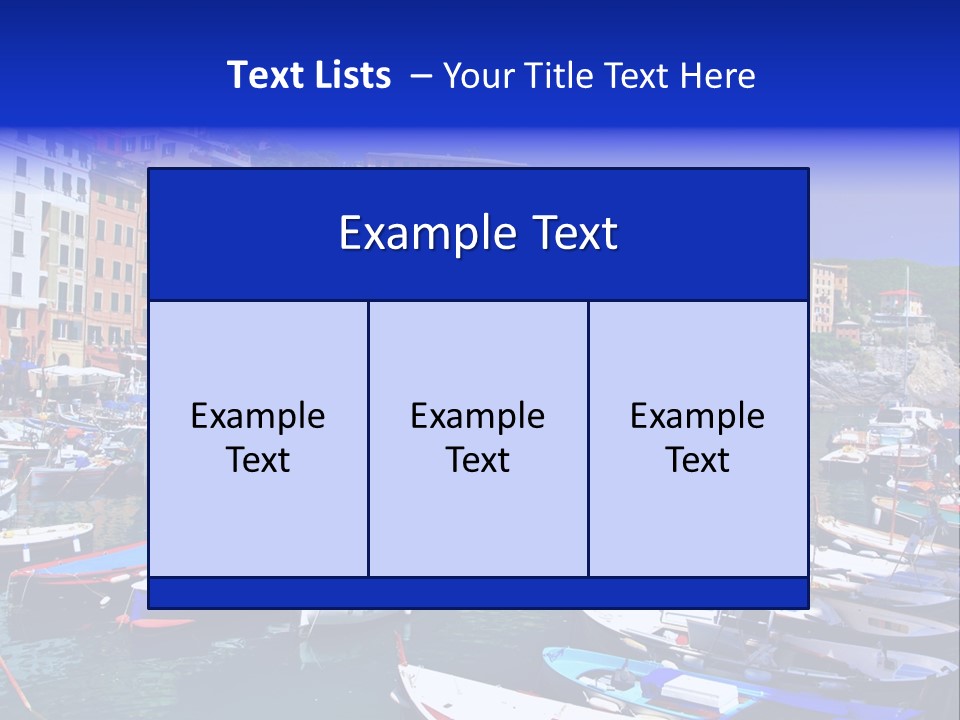 Mediterranean Panoramic Landscape PowerPoint Template