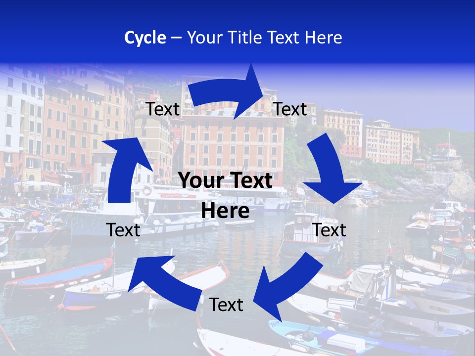 Mediterranean Panoramic Landscape PowerPoint Template
