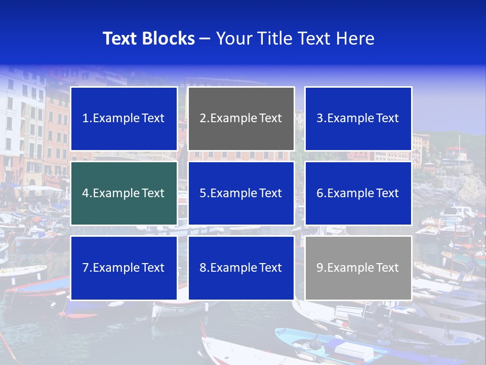 Mediterranean Panoramic Landscape PowerPoint Template