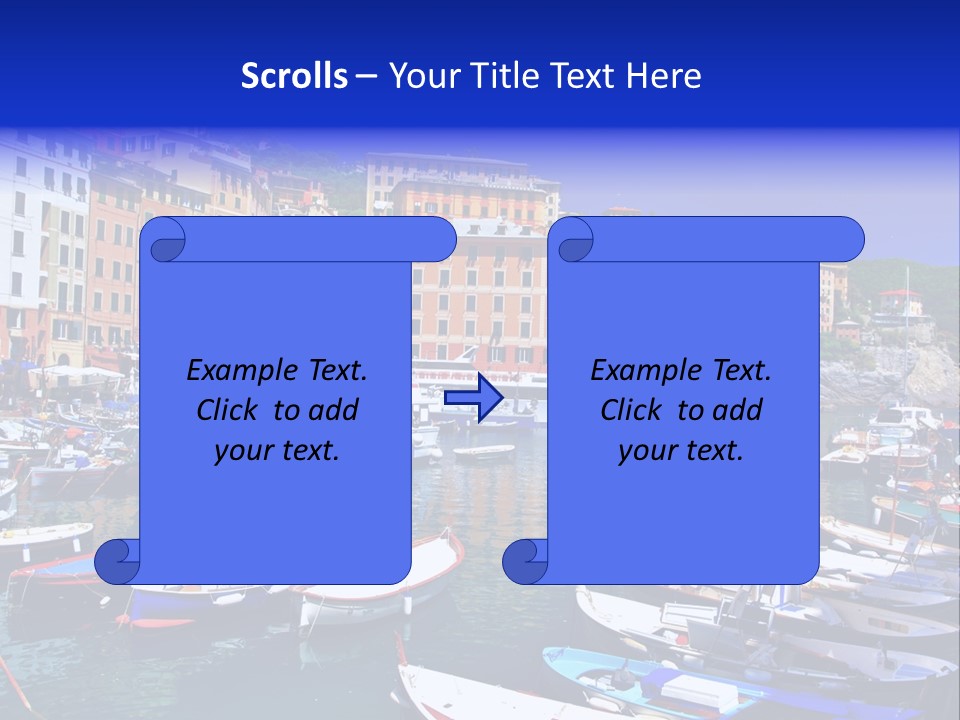 Mediterranean Panoramic Landscape PowerPoint Template