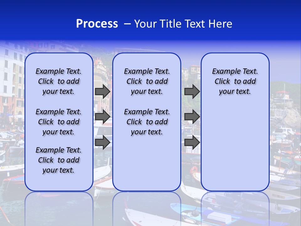 Mediterranean Panoramic Landscape PowerPoint Template