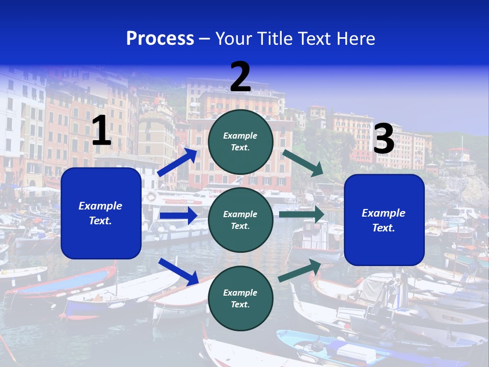 Mediterranean Panoramic Landscape PowerPoint Template
