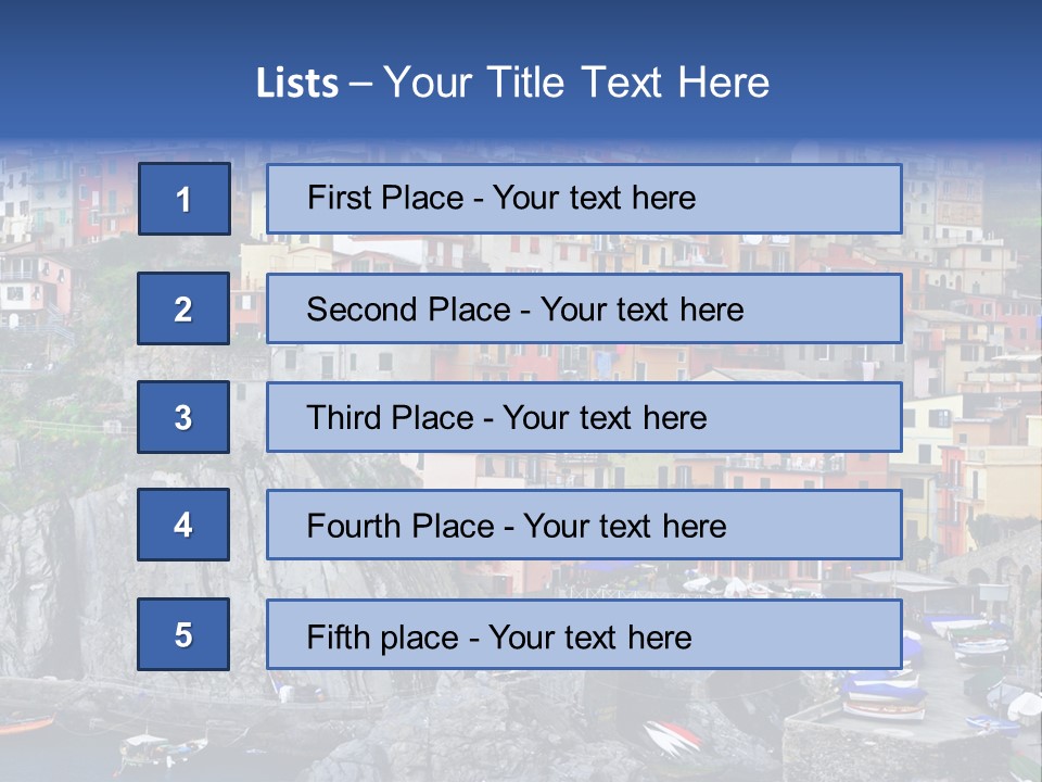 Coastline Vacation Vista PowerPoint Template