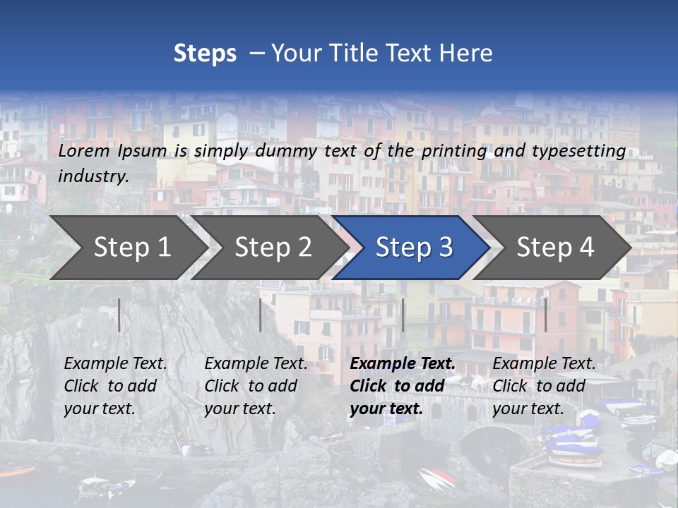 Coastline Vacation Vista PowerPoint Template