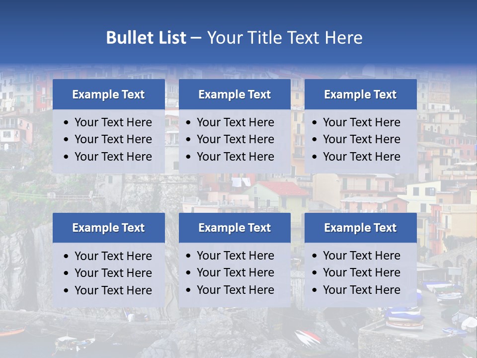 Coastline Vacation Vista PowerPoint Template