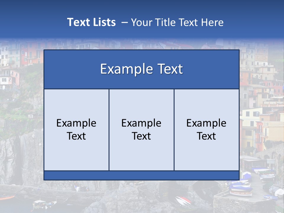 Coastline Vacation Vista PowerPoint Template