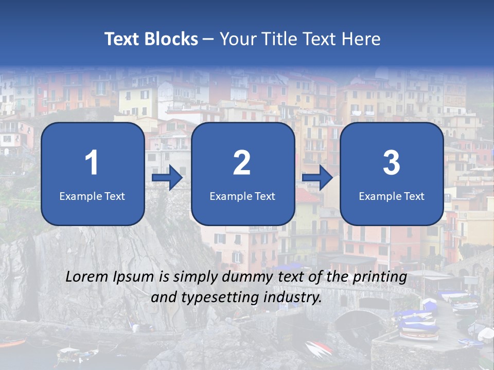 Coastline Vacation Vista PowerPoint Template
