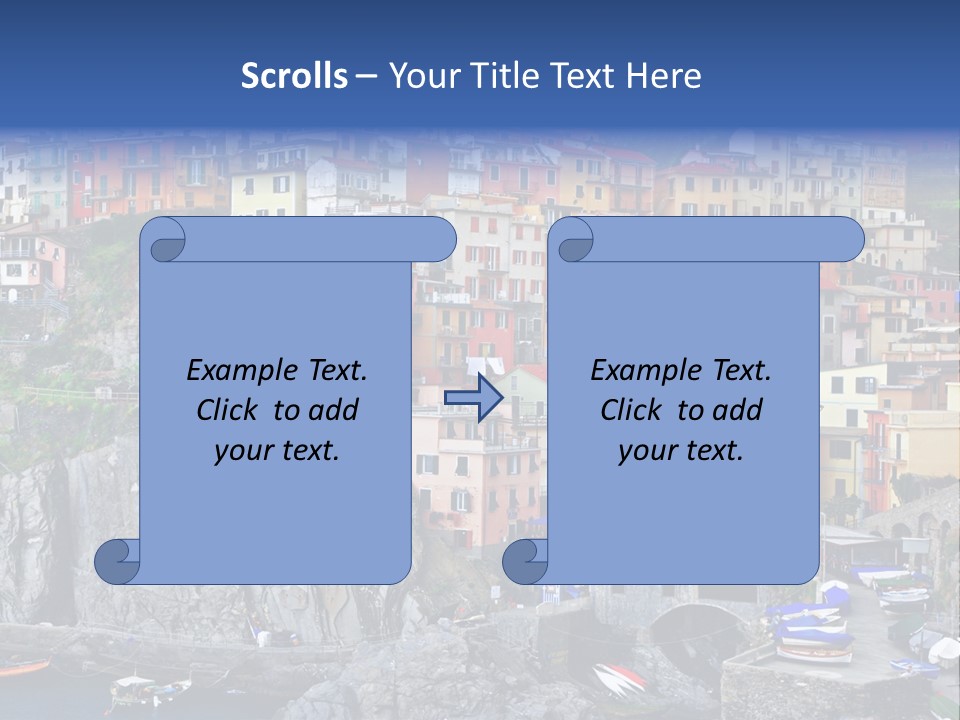 Coastline Vacation Vista PowerPoint Template