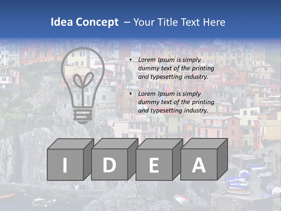 Coastline Vacation Vista PowerPoint Template