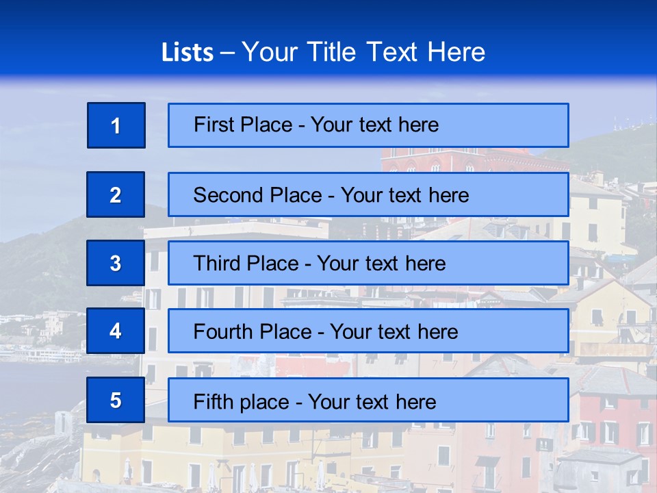 Panorama Scenic Coastal PowerPoint Template