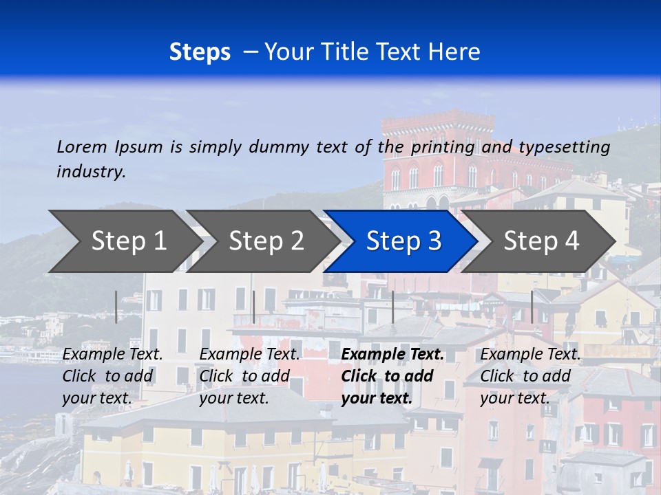 Panorama Scenic Coastal PowerPoint Template