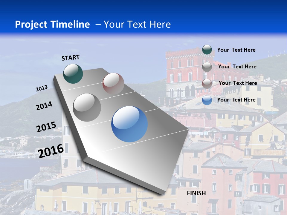 Panorama Scenic Coastal PowerPoint Template
