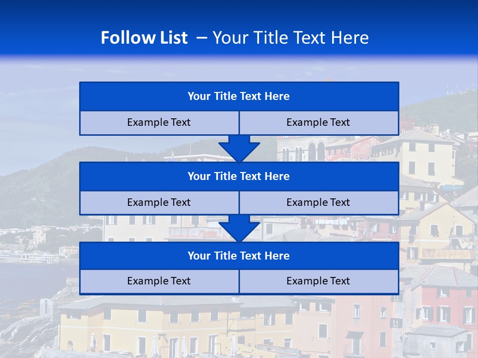 Panorama Scenic Coastal PowerPoint Template