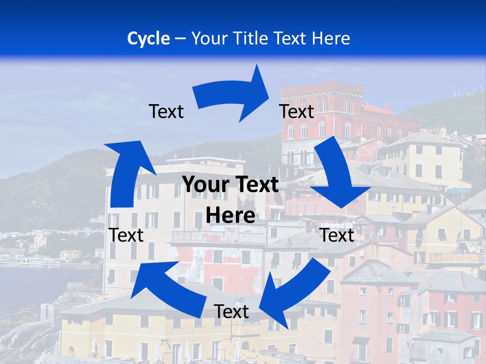Panorama Scenic Coastal PowerPoint Template