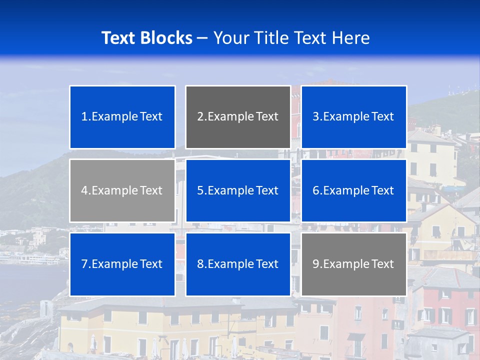 Panorama Scenic Coastal PowerPoint Template
