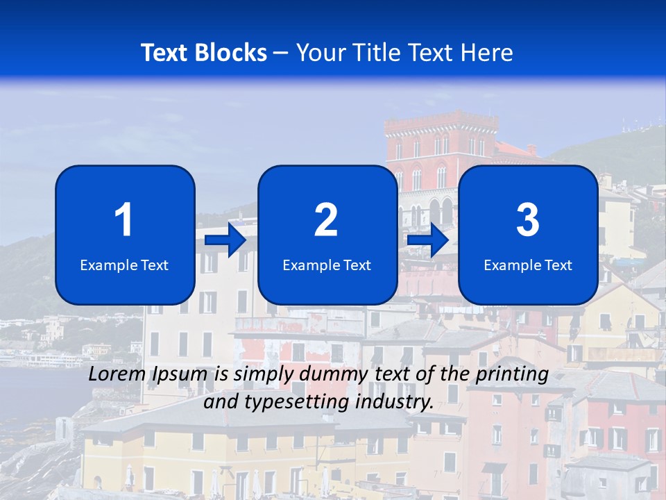 Panorama Scenic Coastal PowerPoint Template