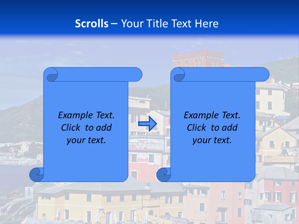 Panorama Scenic Coastal PowerPoint Template