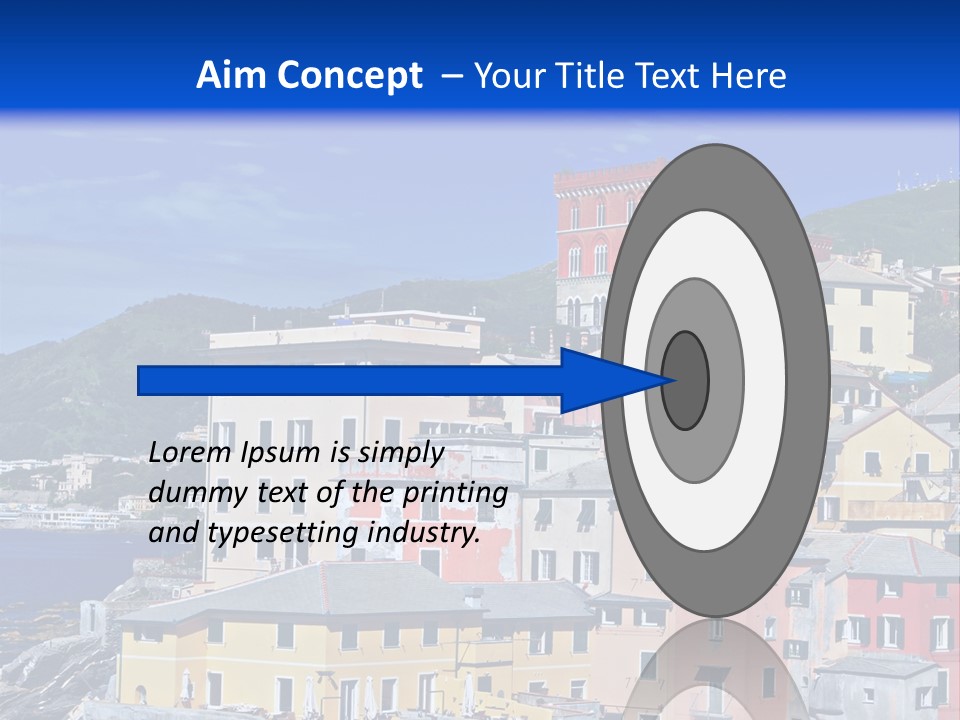 Panorama Scenic Coastal PowerPoint Template