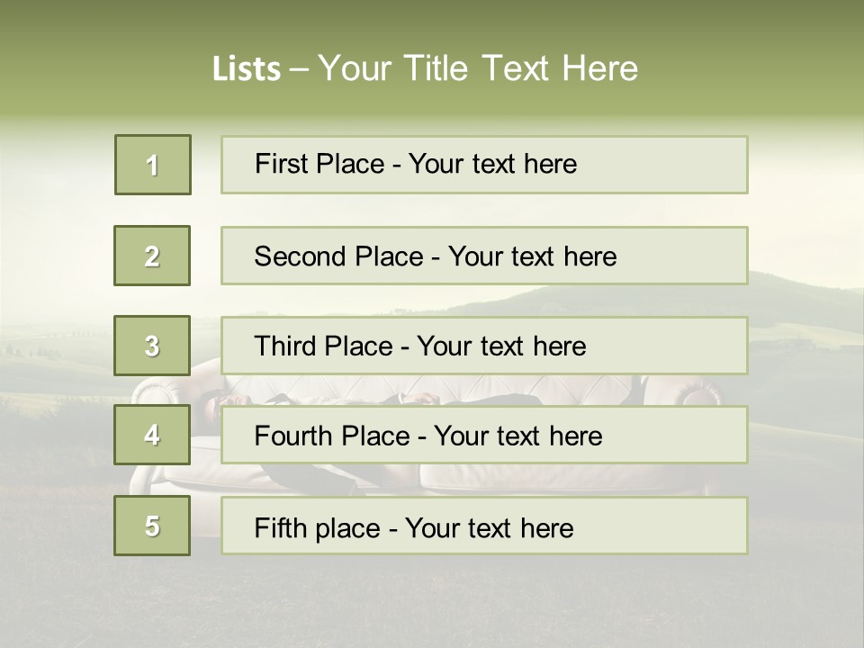 Comfort Glasses Occupation PowerPoint Template