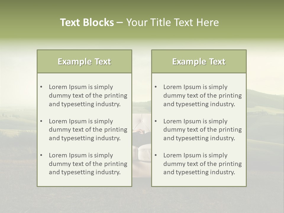 Comfort Glasses Occupation PowerPoint Template