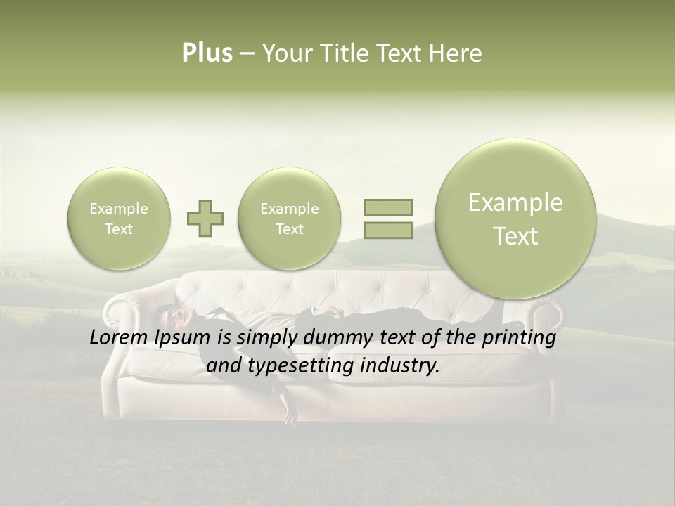 Comfort Glasses Occupation PowerPoint Template