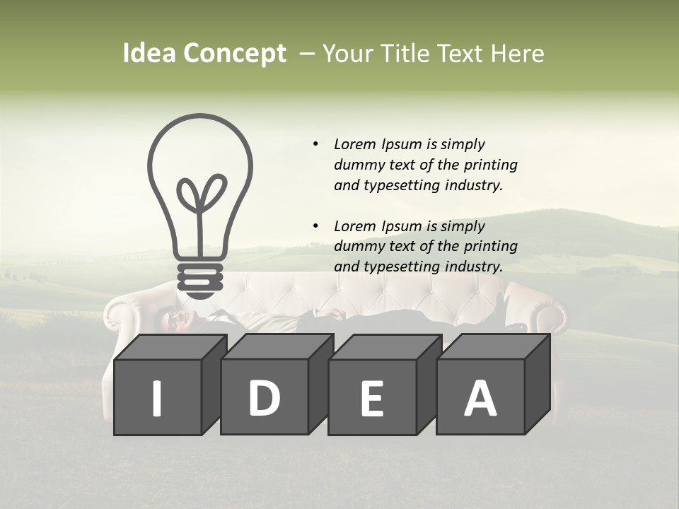 Comfort Glasses Occupation PowerPoint Template