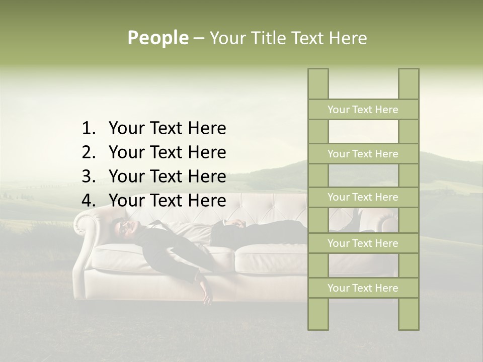 Comfort Glasses Occupation PowerPoint Template