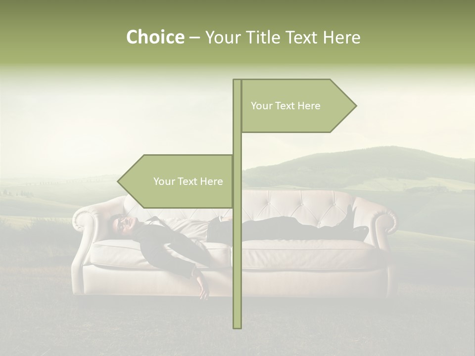 Comfort Glasses Occupation PowerPoint Template