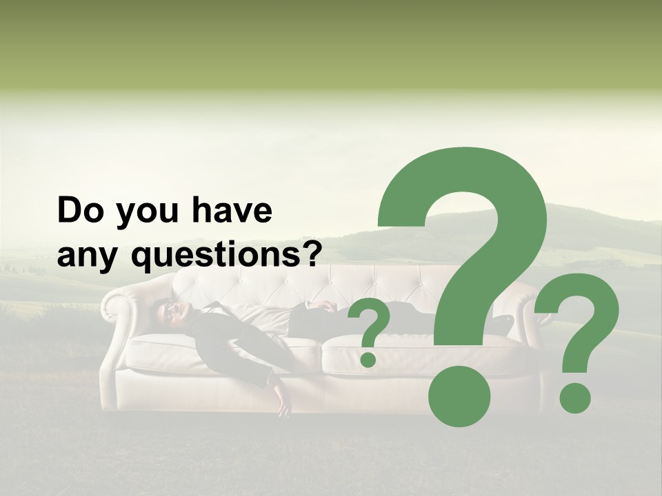 Comfort Glasses Occupation PowerPoint Template