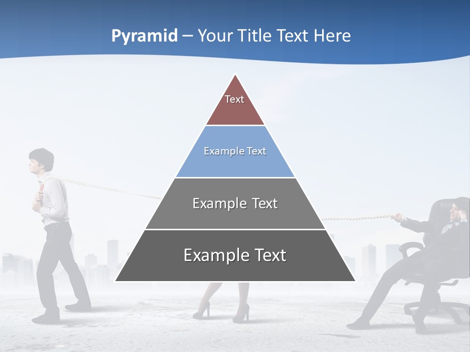 Businesswoman Graphic Male PowerPoint Template