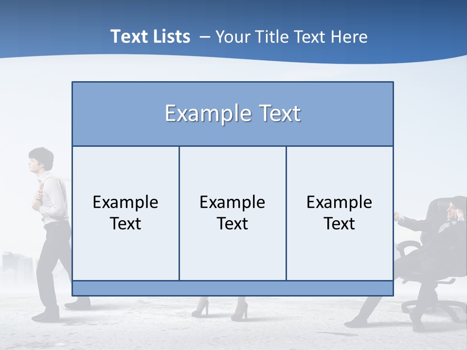Businesswoman Graphic Male PowerPoint Template