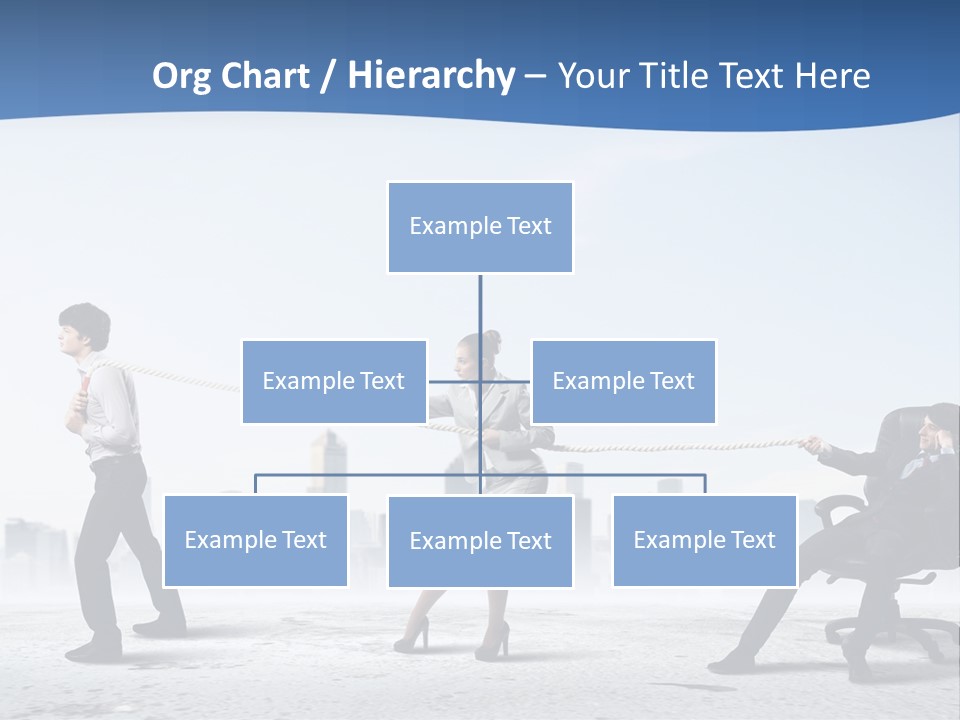 Businesswoman Graphic Male PowerPoint Template