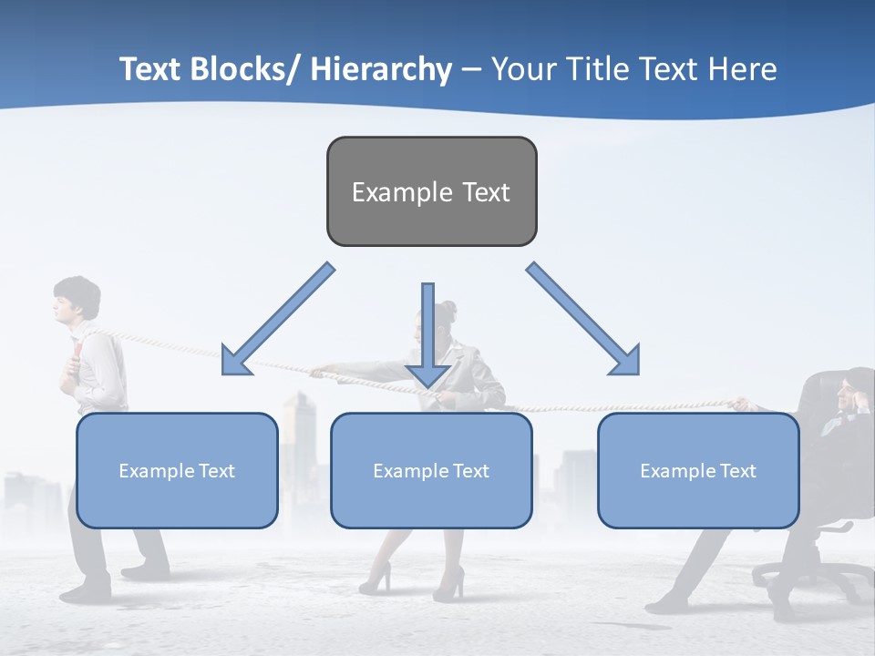 Businesswoman Graphic Male PowerPoint Template