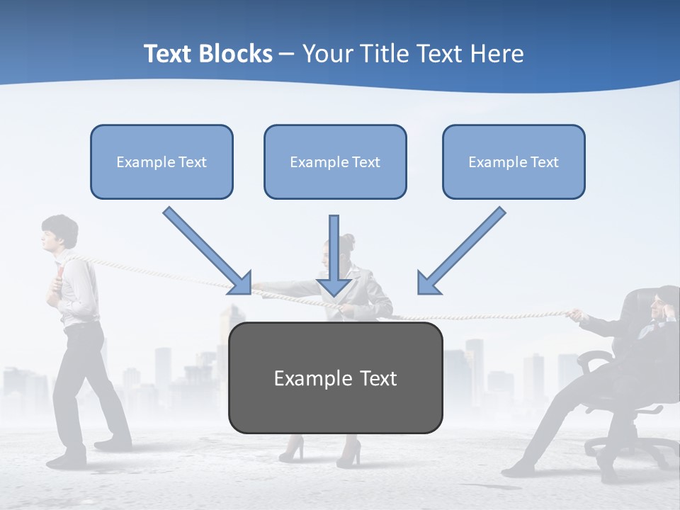 Businesswoman Graphic Male PowerPoint Template