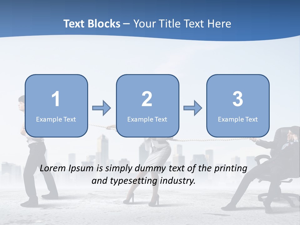 Businesswoman Graphic Male PowerPoint Template
