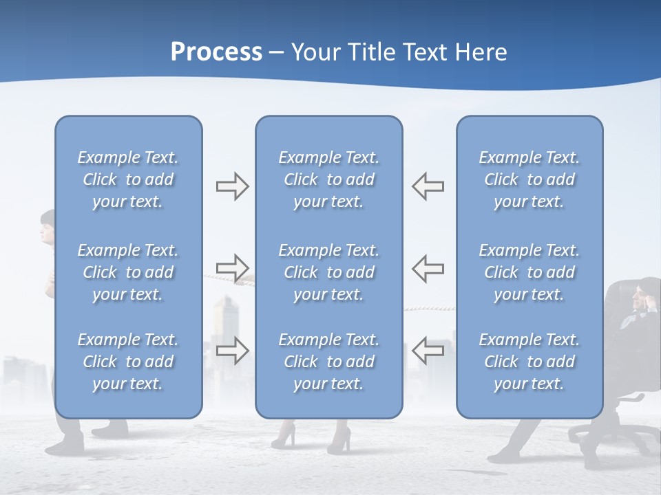 Businesswoman Graphic Male PowerPoint Template