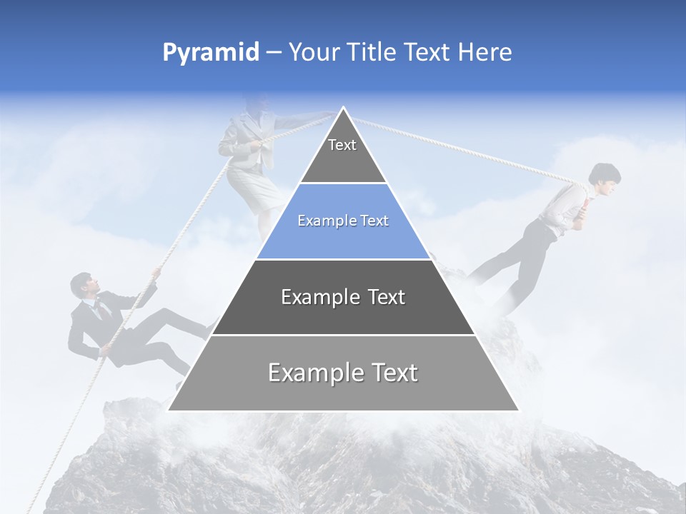 Effort Mountain Success PowerPoint Template
