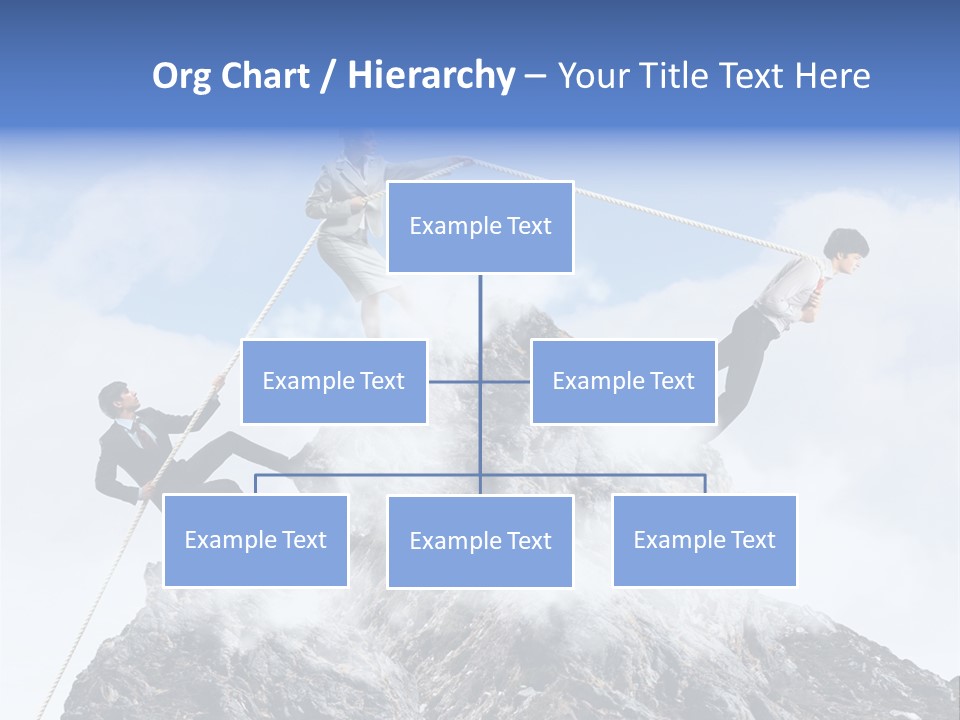 Effort Mountain Success PowerPoint Template