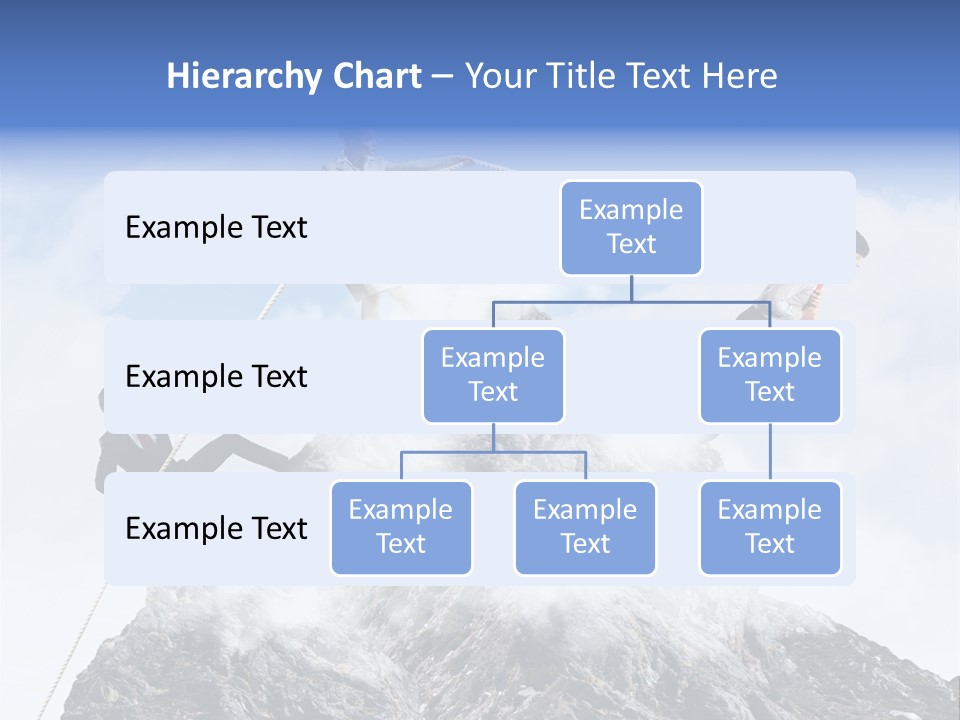 Effort Mountain Success PowerPoint Template