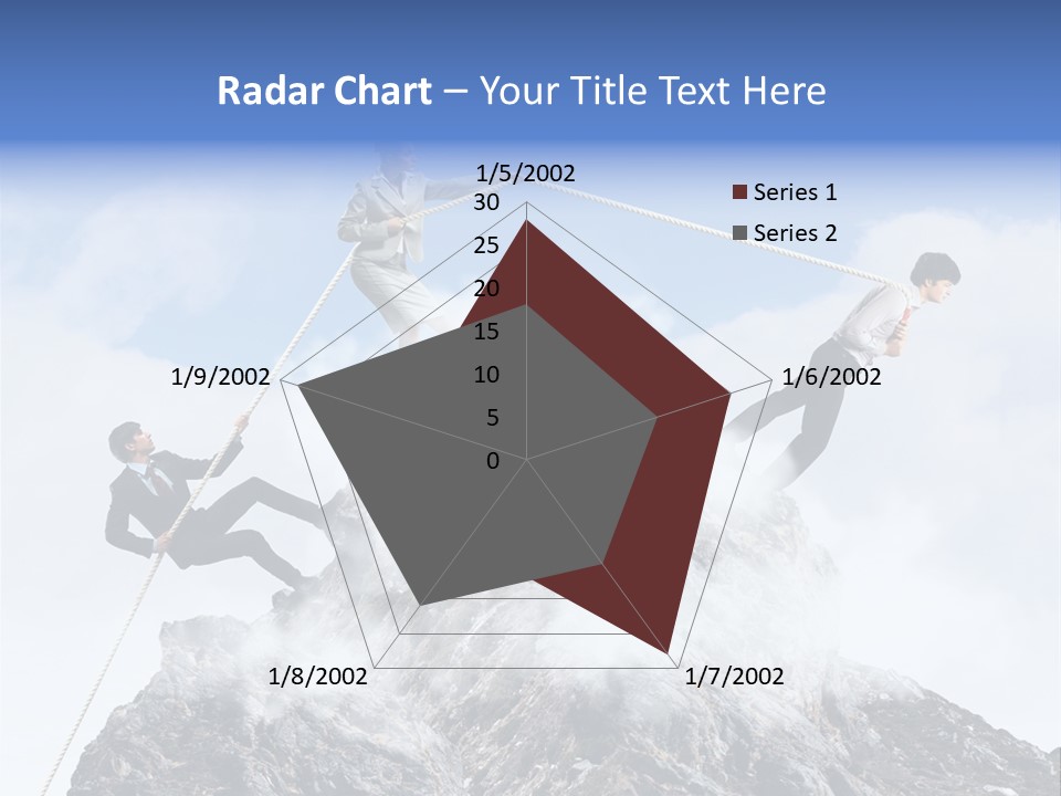 Effort Mountain Success PowerPoint Template