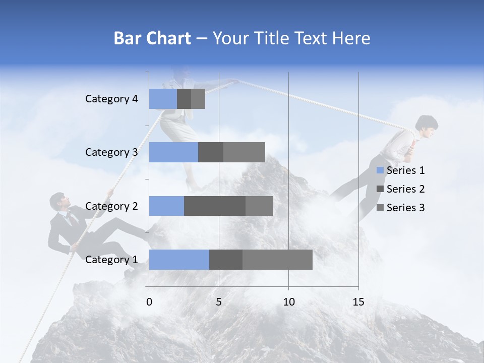 Effort Mountain Success PowerPoint Template
