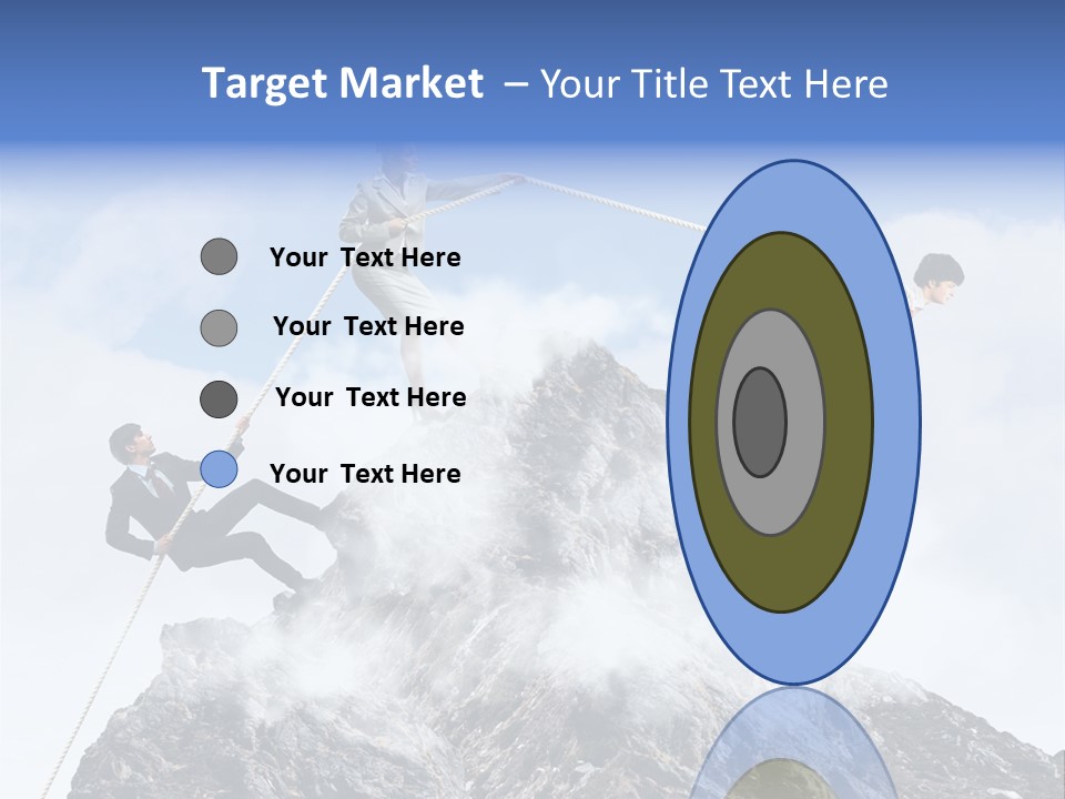 Effort Mountain Success PowerPoint Template