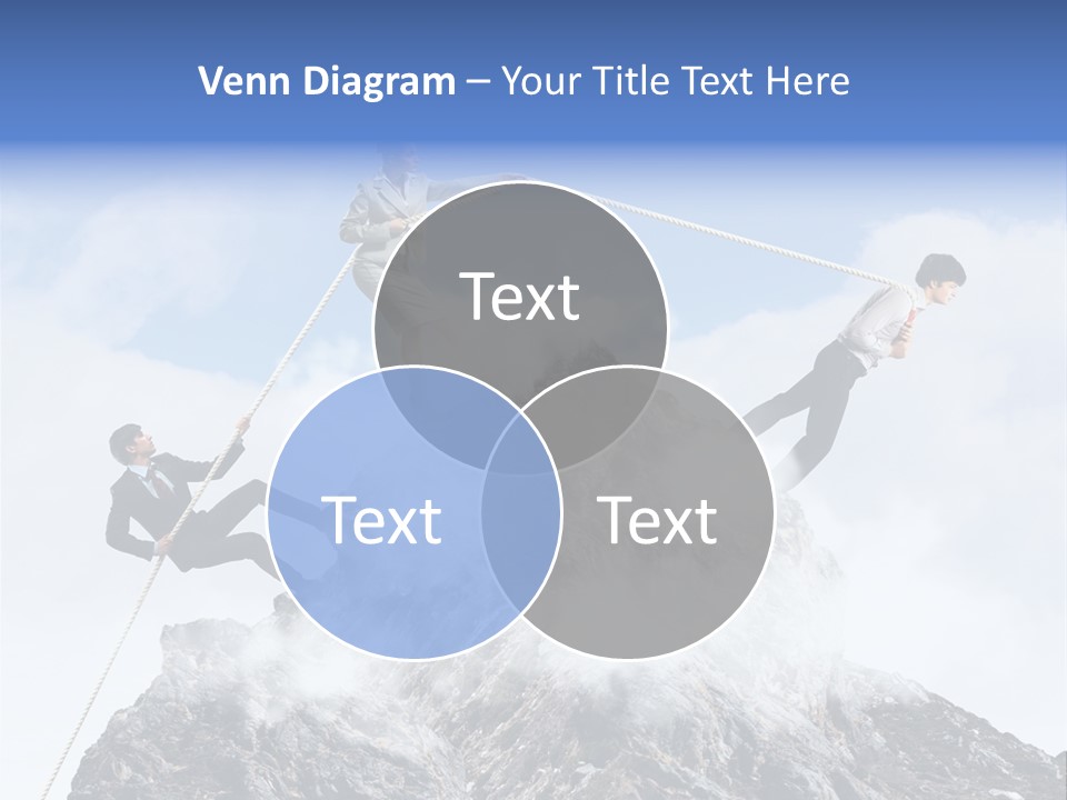 Effort Mountain Success PowerPoint Template
