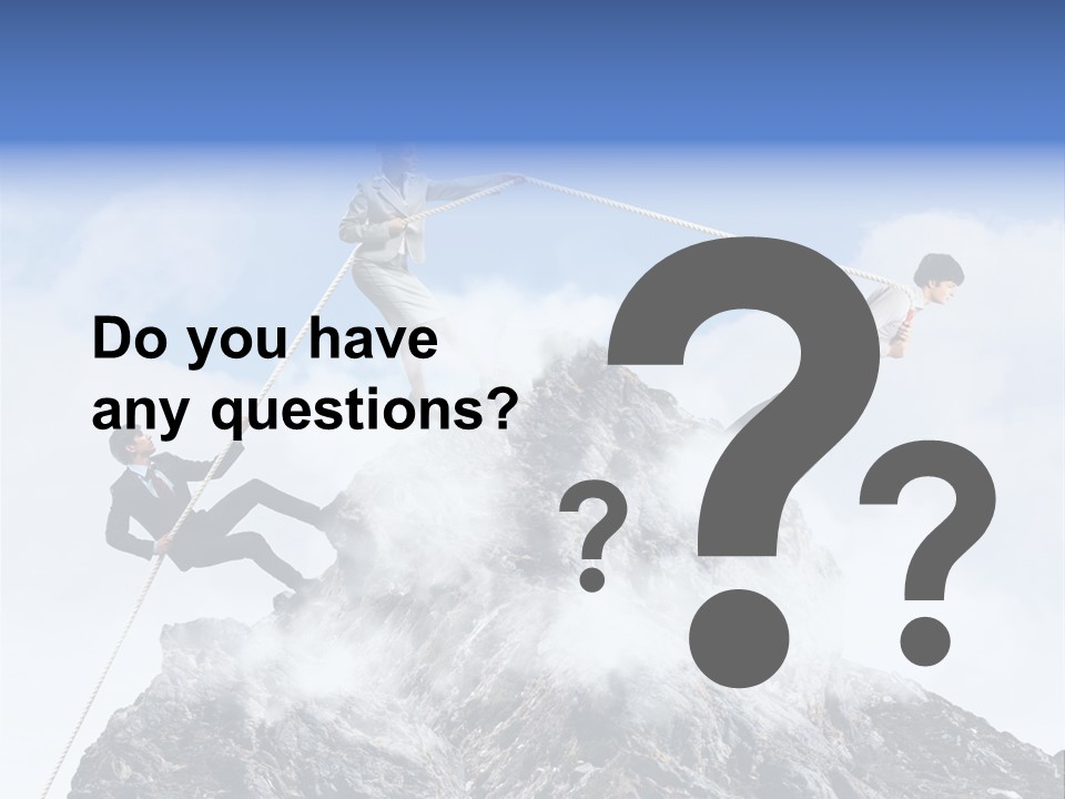 Effort Mountain Success PowerPoint Template